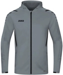 JAKO Challenge Trainingsjacke mit Kapuze steingrau/schwarz S