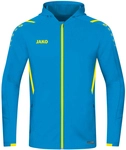 JAKO Challenge Trainingsjacke mit Kapuze Kinder JAKO blau/neongelb 164