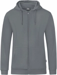 JAKO Organic Kapuzenjacke steingrau 4XL