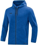 JAKO Premium Kapuzenjacke royal meliert M