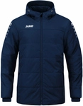 JAKO Team Coachjacke Stadionjacke mit Kapuze Kinder marine 140