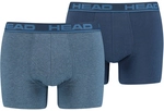 2er Pack HEAD Basic Boxershorts Herren blue heaven L