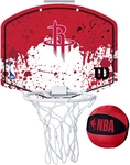 Wilson NBA Houston Rockets Team Mini Basketballset red