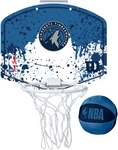 Wilson NBA Minnesota Timberwolves Team Mini Basketballset blue