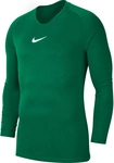 NIKE Park Dri-FIT First Layer langarm Funktionsshirt Kinder pine green/white XS