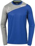 Kempa Core 2.0 Langarmshirt royal/dark grau melange S