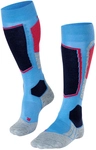 FALKE SK2 Skisocken aus Wolle Damen 6545 - blue note 35-36