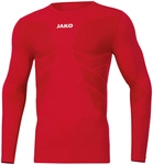 JAKO Comfort 2.0 langarm Funktionsshirt sportrot L