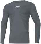 JAKO Comfort 2.0 langarm Funktionsshirt Kinder steingrau 140/152