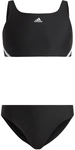 adidas 3-Streifen Bikini Kinder 000 - black/white 140