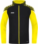 JAKO Performance Kapuzenjacke Damen schwarz/soft yellow 44