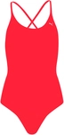 PUMA Swim V-Neck Crossback Badeanzug Damen 02 - red XS