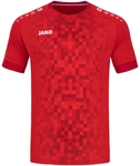 JAKO Pixel kurzarm Trikot Herren 110 - sportrot M