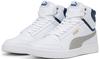 PUMA Shuffle Mid-Top Sneaker 15 - PUMA white/concrete gray/persian blue/PUMA gold