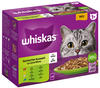whiskas Katzen-Nassfutter Portionsbeutel Multipack 1+ Gemischte Auswahl in...