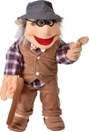 Gro&szlig;vater Handpuppe 65 cm