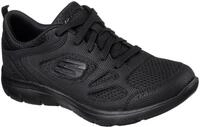 Sneaker SKECHERS "SUMMITS-SUITED", Damen, Gr. 35, schwarz, Leder, Textil, Schuhe