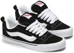 Sneaker VANS "Knu Skool", Damen, Gr. 40,5, schwarz-wei&szlig; (schwarz), Leder,...