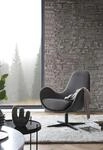 Drehsessel SALESFEVER "Design-Sessel f&uuml;r Komfort", grau (dunkelgrau, schwarz),