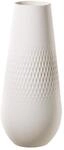 Dekovase VILLEROY & BOCH "Vase Manufacture Collier 26 cm", wei&szlig; (blanc), Vasen,