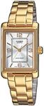 Quarzuhr, gold (goldfarben), CASIO TIMELESS COLLECTION, Armbanduhren, Damen,