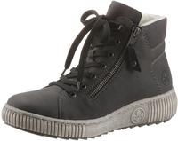 Winterboots RIEKER, Damen, Gr. 36, grau, Lederimitat, Schuhe Winterboots, mit