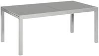 Gartentisch MERXX "Semi AZ-Tisch", grau (grau, silberfarben, grau), B:110cm H:75cm