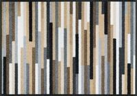 Teppich "Mikado Stripes", beige (natur), B:60cm H:7mm L:85cm, Kunstfaser, WASH+DRY BY