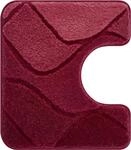 Badematte KLEINE WOLKE "Fiona, Badvorleger, Badezimmer Teppich", rot (bordeaux),