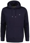 Sweatshirt GANT "Sweatshirt REGULAR SHIELD HOODIE", Herren, Gr. S, blau,