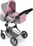 Kombi-Puppenwagen CHIC2000 "Jara, Melange Rosa", grau (melange rosa),...