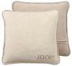 Dekokissen JOOP "Kissenh&uuml;lle UDF Doubleface 1er Pack" Gr. S, gr&uuml;n (hellgrau,
