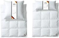 Federbettdecke + Federkissen RIBECO "Laram, 2-tlg. Naturprodukt zum TOP-Preis",