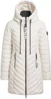 Steppmantel KHUJO "ATINE", Damen, Gr. S (36), wei&szlig; (cotton cream), Steppware,