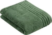 Badetuch VOSSEN "Vienna Style Supersoft", gr&uuml;n (evergr&uuml;n), B:67cm L:140cm,