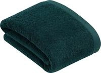 Badetuch VOSSEN "High Line", blau (poseidon), B:100cm L:150cm, Walkfrottee,