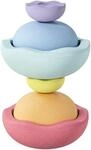 Balancetrainer STAPELSTEIN "Inside rainbow pastel", bunt (rainbow pastel),