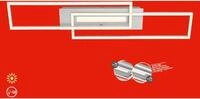BRILONER LEUCHTEN LED Deckenleuchte "FRAME MID", wei&szlig; (wei&szlig;, neutral), Leuchten,
