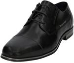 Schn&uuml;rschuh BUGATTI, Herren, Gr. 40, schwarz, Leder, festlich, Schuhe...