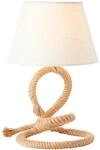 BRILLIANT Tischleuchte "Sailor", beige (natur, wei&szlig;), 1, &Oslash; 25cm H: 40cm, 1 Stk.,