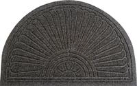 Fu&szlig;matte "DUNE Halfmoon dark grey", grau (dunkelgrau), B:55cm H:8mm L:85cm,