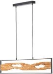 BRILLIANT LED Pendelleuchte "Chaumont", schwarz (schwarz, holz), B:8,5cm...