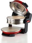 ARIETE Pizzaofen "927R Doppelpizzaofen f&uuml;r 2 Pizzen gleichzeitig, rot", rot, B:42cm