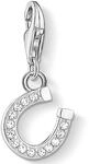 Charm-Einh&auml;nger THOMAS SABO "Hufeisen", bunt (silberfarben, wei&szlig;, wei&szlig;), Charms,