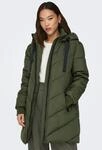 Steppmantel JDY "JDYSKYLAR LIFE HOOD JACKET OTW NOOS", Damen, Gr. XS, gr&uuml;n...