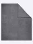 Wohndecke IBENA Gr. 3, grau (anthrazit), B:100cm L:150cm, 58% Baumwolle, 35%