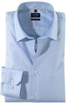 Businesshemd OLYMP "No. Six super slim", Herren, Gr. 36, N-Gr, blau (ozon),
