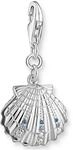 Charm-Einh&auml;nger THOMAS SABO "Muschel-Optik", blau (silberfarben, mehrfarbig, wei&szlig;,