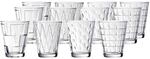 Glas VILLEROY & BOCH "Wassergl&auml;ser Dressed Up 310 ml 12er Set transparent", bunt