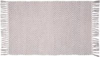 Badematte WENKO "Gata", grau (hellgrau, wei&szlig;, grau), H:8mm, Badematten, Badematte,